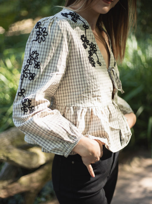 Blouse à carreaux 2