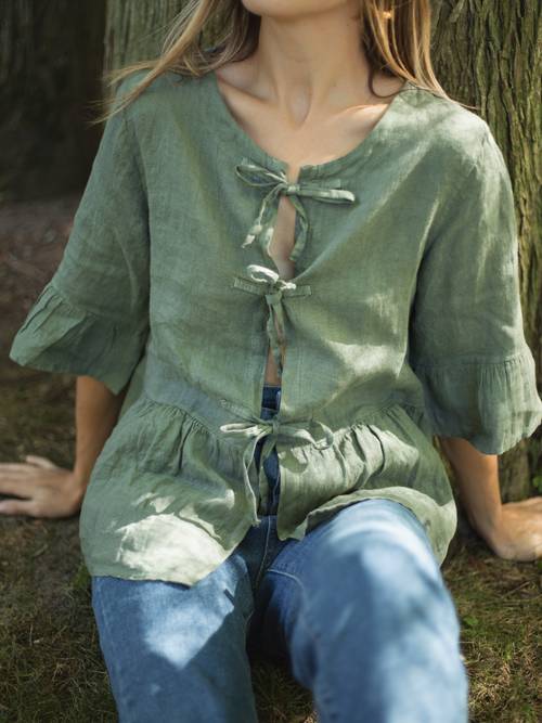 Blouse kaki