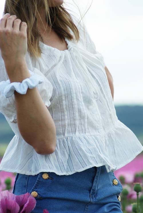 Blouse blanche
