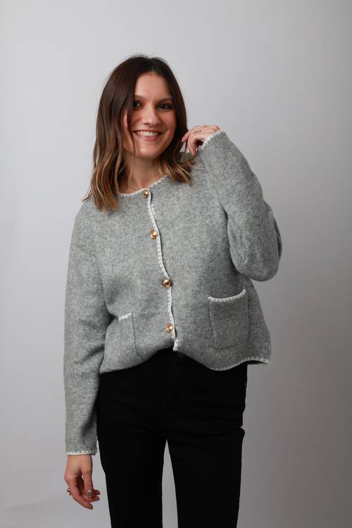 Gilet gris 1