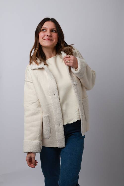 Manteau écru