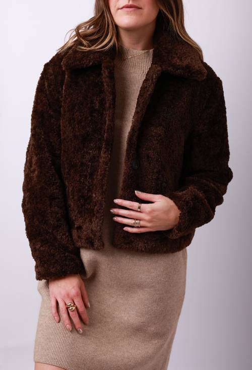 Manteau marron
