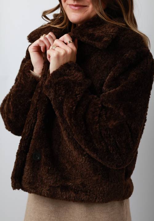 Manteau marron