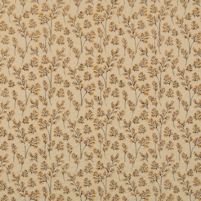 Coton végétal ocre écru