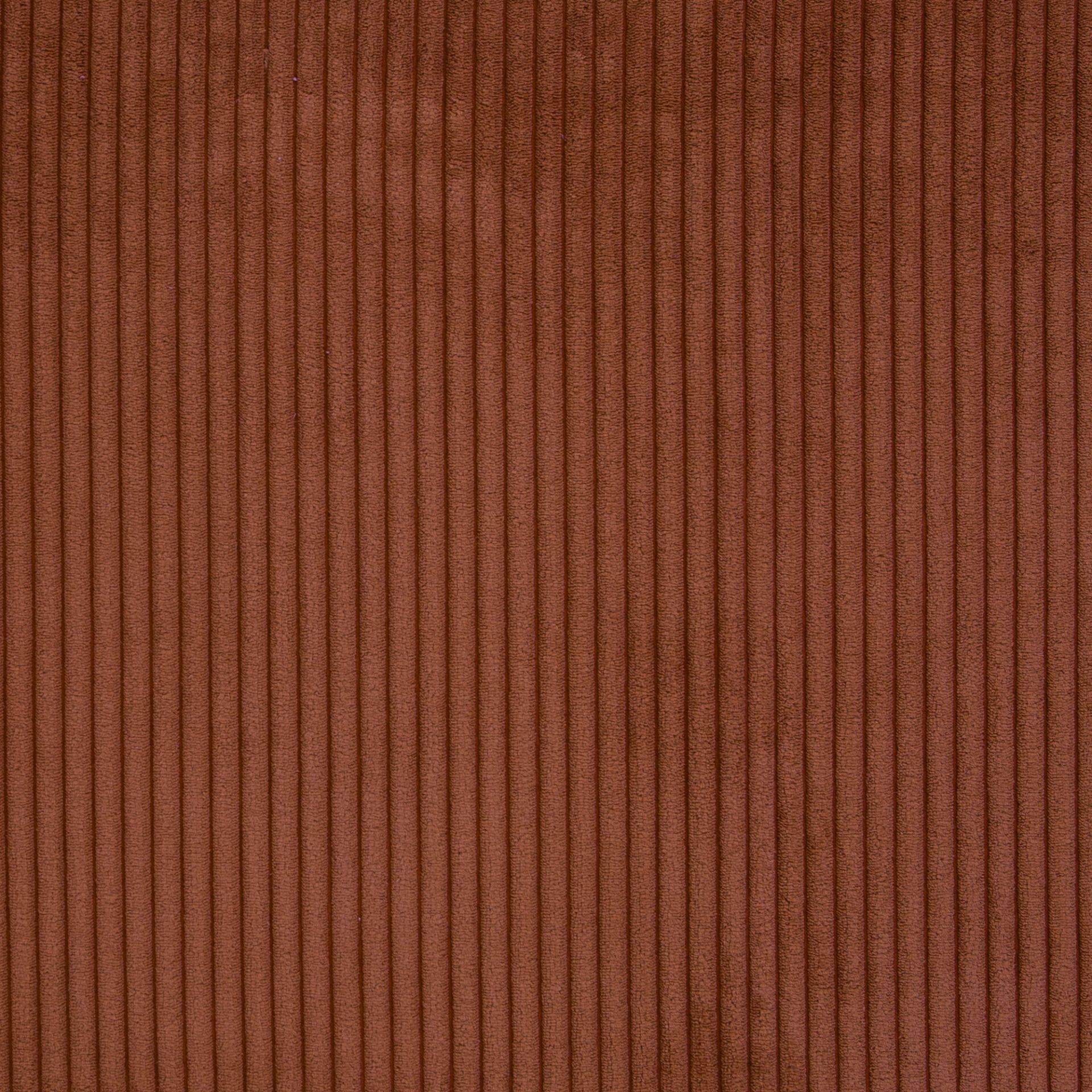 Velours côtelé terracotta
